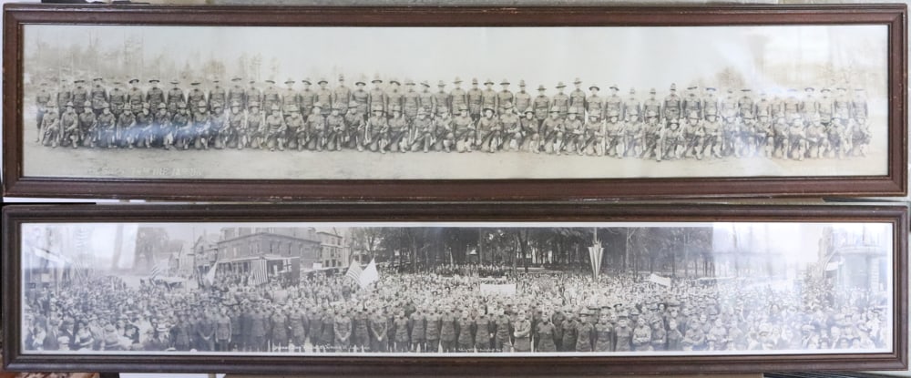 Two WWI Long Photos, Honor Day Parade, Scouts (1 of 14)