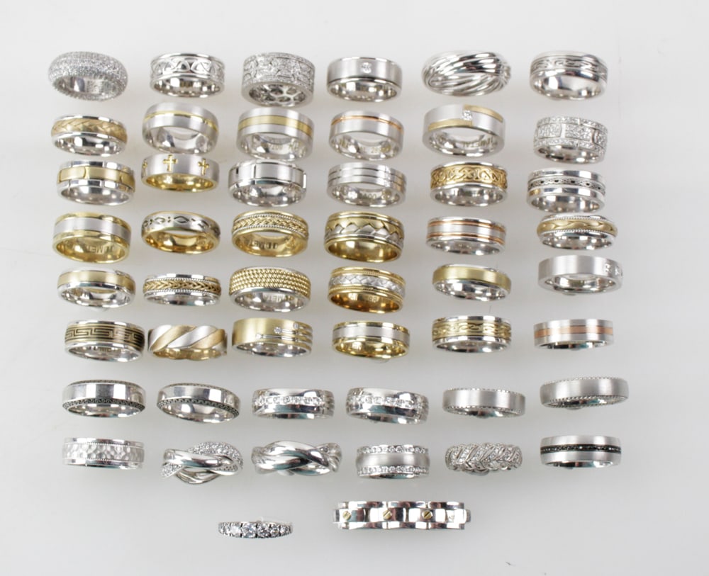 Dora Men's Wedding Ring Samples (1 of 14)