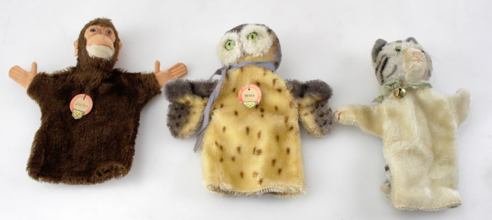 Group of Hand Puppets, by Steiff (1 of 8)