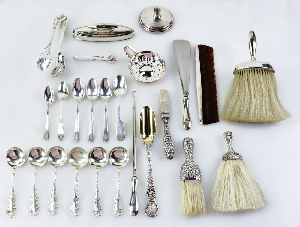 Assorted Antique Sterling Items, Christofle Tastevin (1 of 19)
