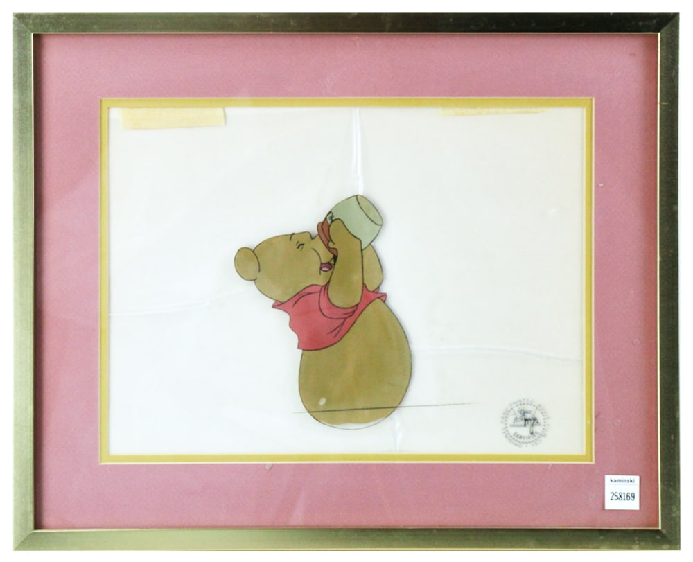 Disney Winnie the Pooh Cel, "Winnie the Pooh" (1 of 9)