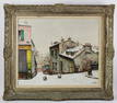 Feola, Paris Winter Scene, Oil on Canvas