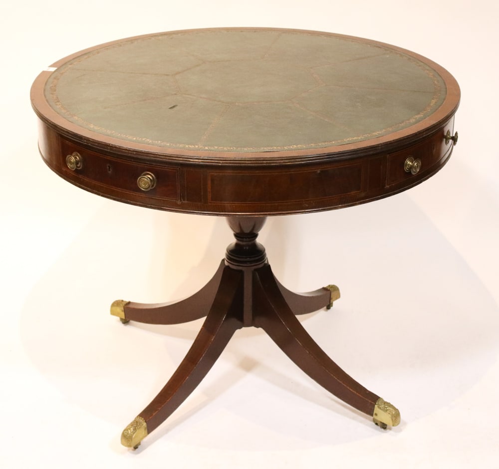 English Regency Mahogany Game or Rent Table (1 of 8)