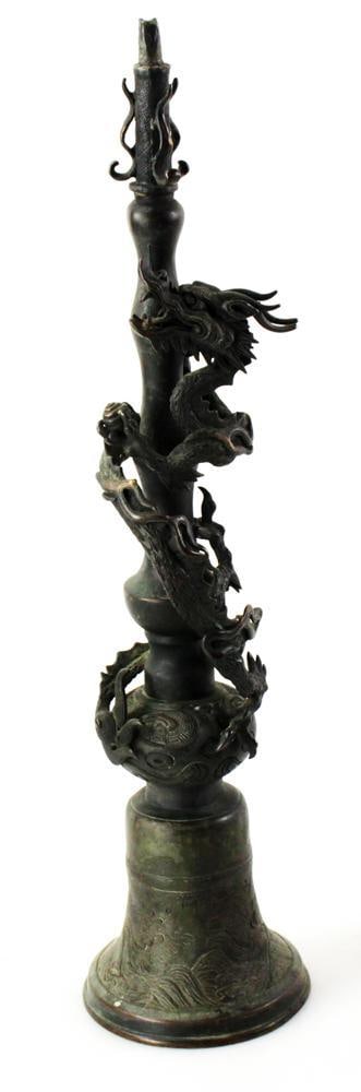 19thC Japanese or Chinese Candle Holder (1 of 13)