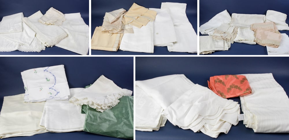 Fancy Antique Sheets, Draperies, Pillow (1 of 20)