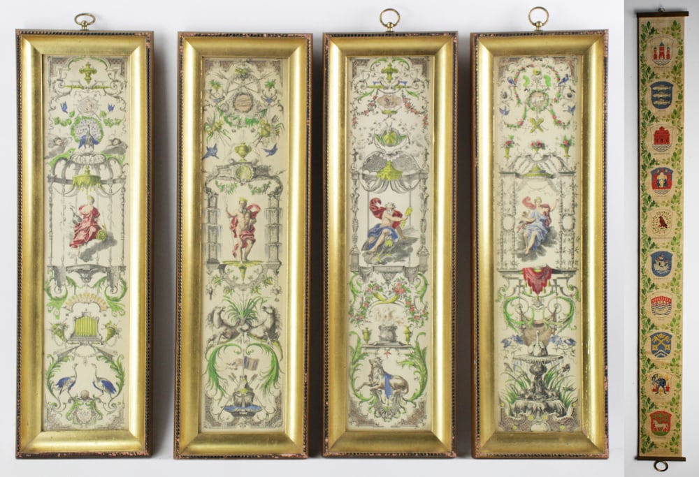 Decorative Framed Prints, Embroidered Hanging Panel (1 of 16)