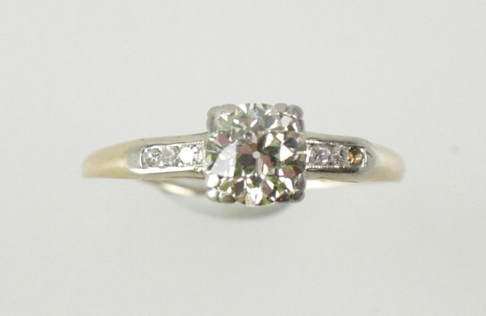 14k Bicolor Gold and Diamond Ring (1 of 8)