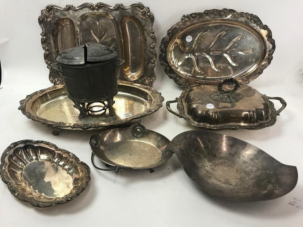 Collection of Old Silverplate Serving Pieces (1 of 4)