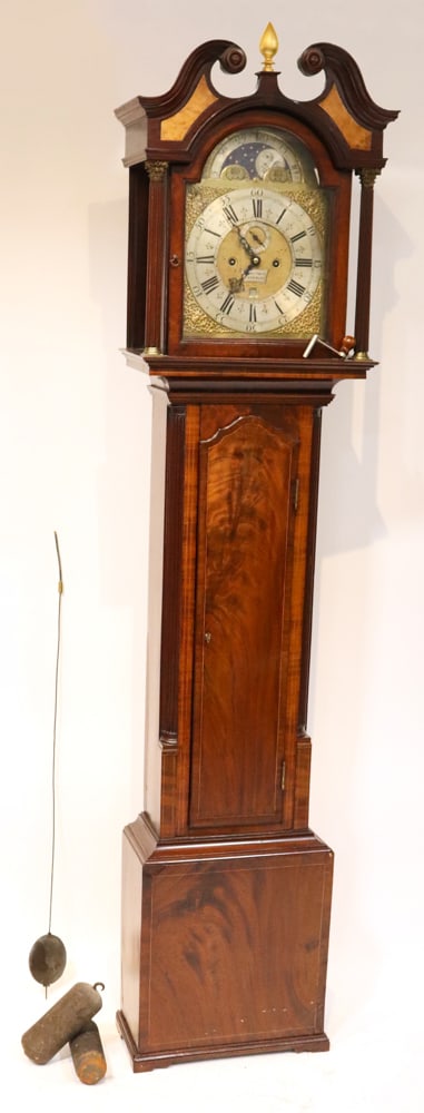 Late 18thC Scottish Tall Clock, James Nicol, Cannongate (1 of 14)