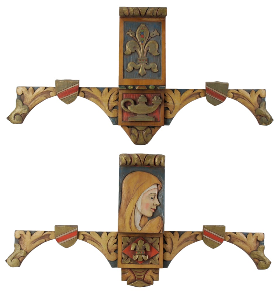 Charles Pizzano, Ornamental Carved Wood Plaques (1 of 16)