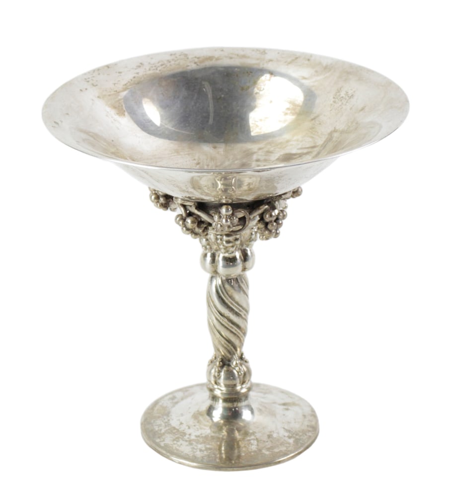Georg Jensen Sterling Grapevine Compote (1 of 8)
