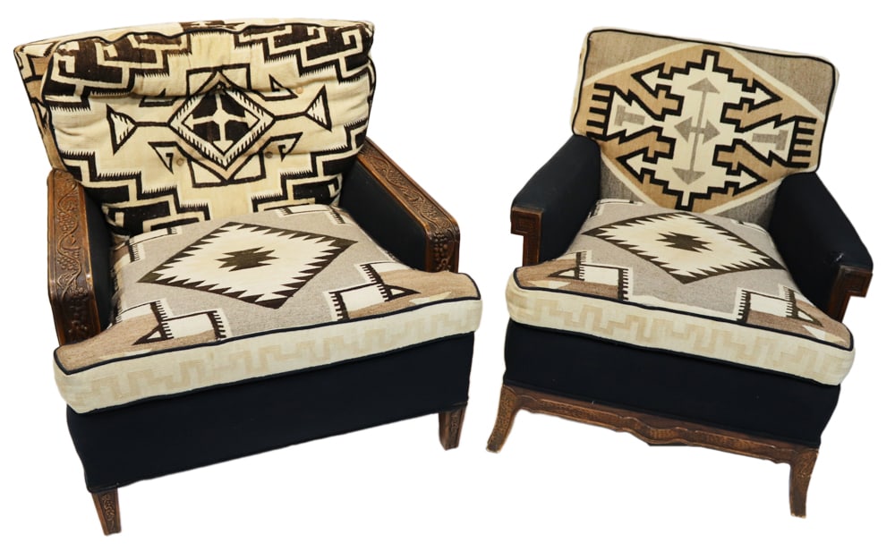 Indian Blanket Armchairs (1 of 3)