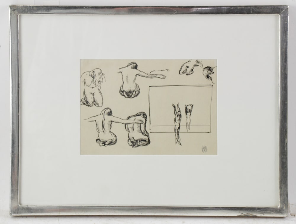 Rockwell Kent, Preliminary Studies, Pen and Ink (1 of 7)