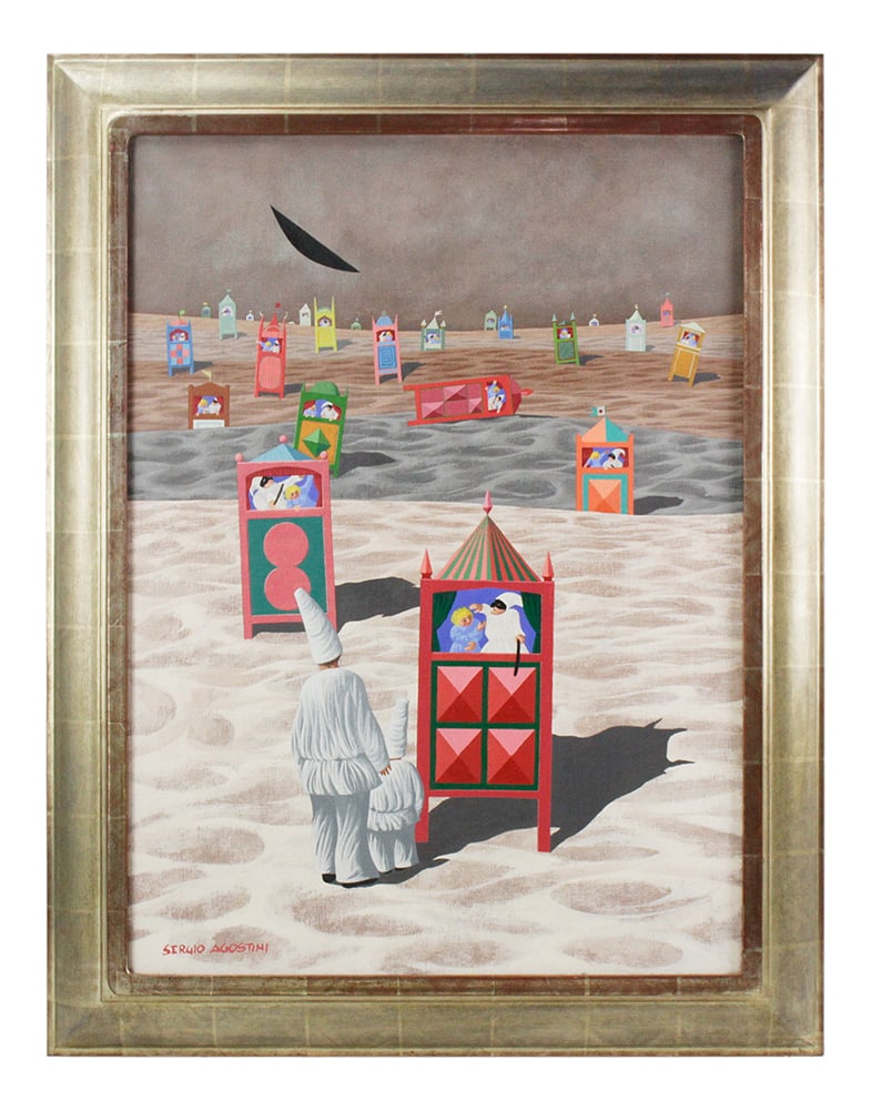 Sergio Agostini, Punch and Judy, Oil on Canvas (1 of 9)