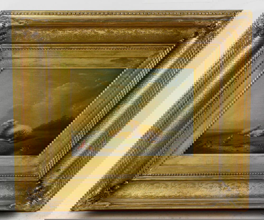 Francois Vandeverdonck, Farm Scene with Sheep (1 of 7)