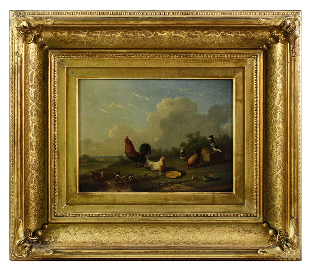 Francois Vandeverdonck, Farm Scene with Fowl (1 of 6)