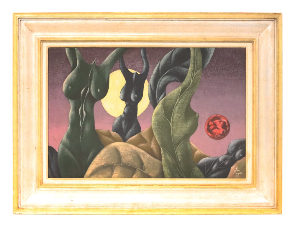 Lewy, Surreal Nudes, Oil on Canvas (1 of 4)