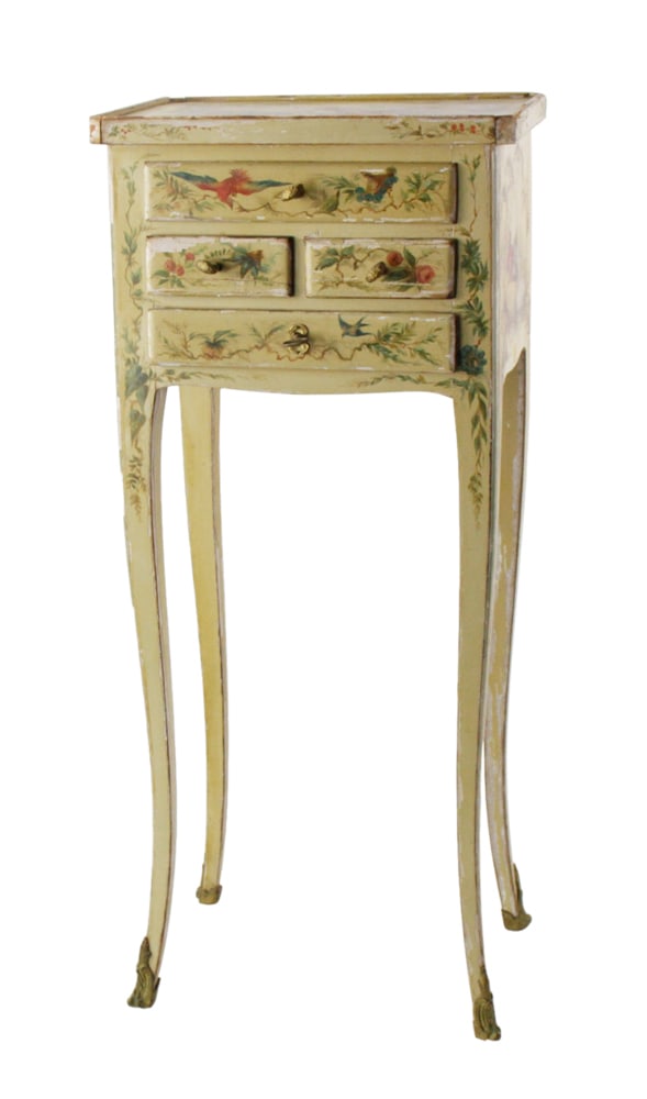 19thC French Chinoiserie Hand-Painted Stand (1 of 11)