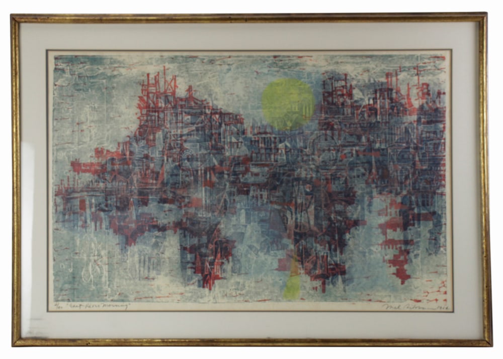 Mel Silverman, "East River Morning", 1964 Print (1 of 8)