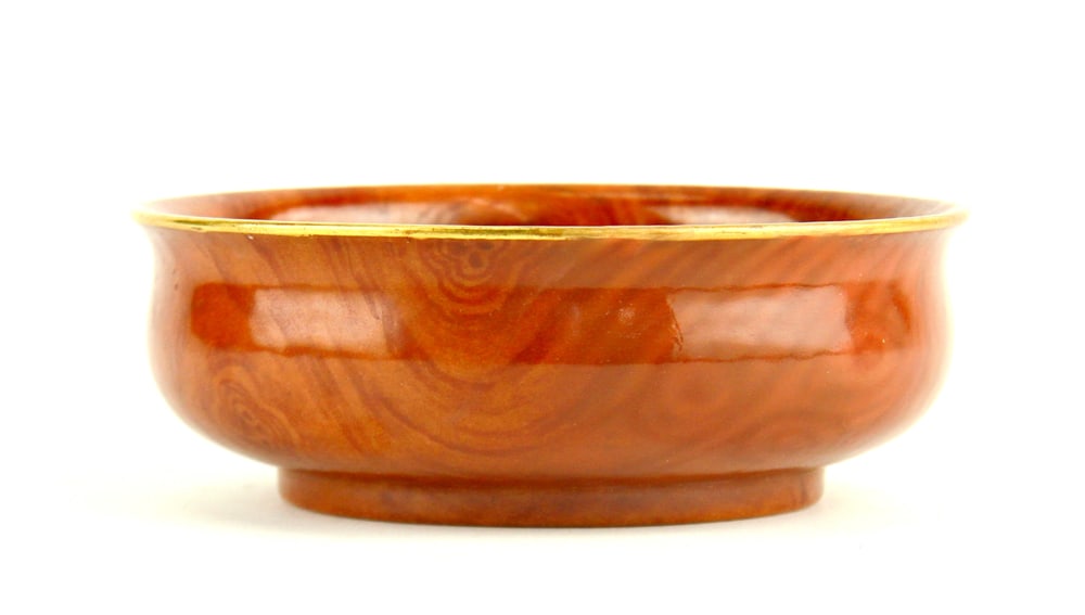 Chinese Imitation Woodgrain-glazed Bowl (1 of 7)