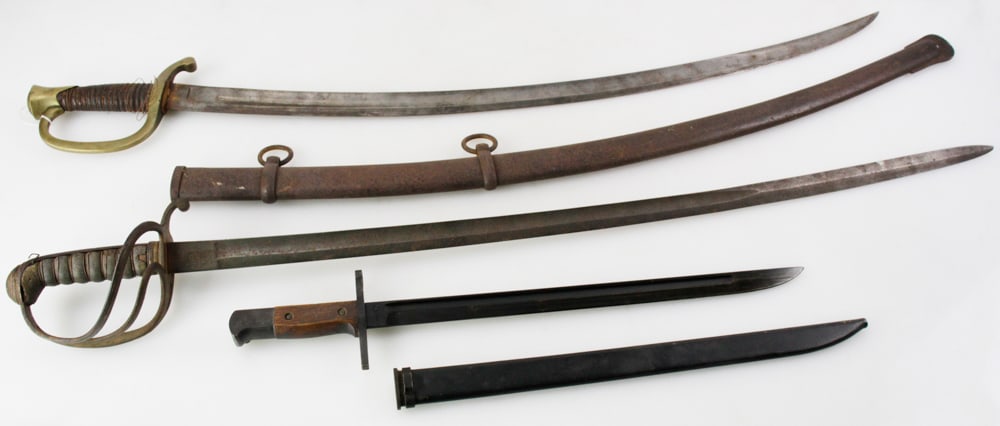 Antique Blade Weapons, Swords, Bayonet (1 of 11)