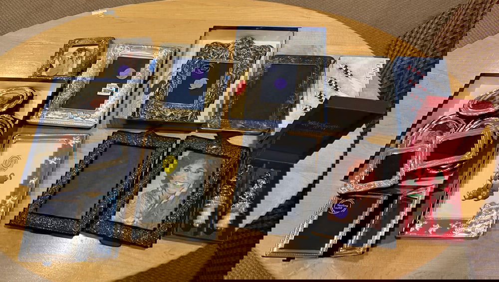 Sterling Silver Frames with Bottle Stoppers (1 of 2)