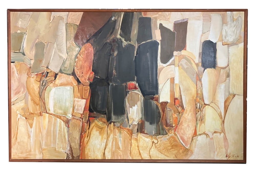 Jack Wolf, "La Pared", Oil on Canvas (1 of 11)