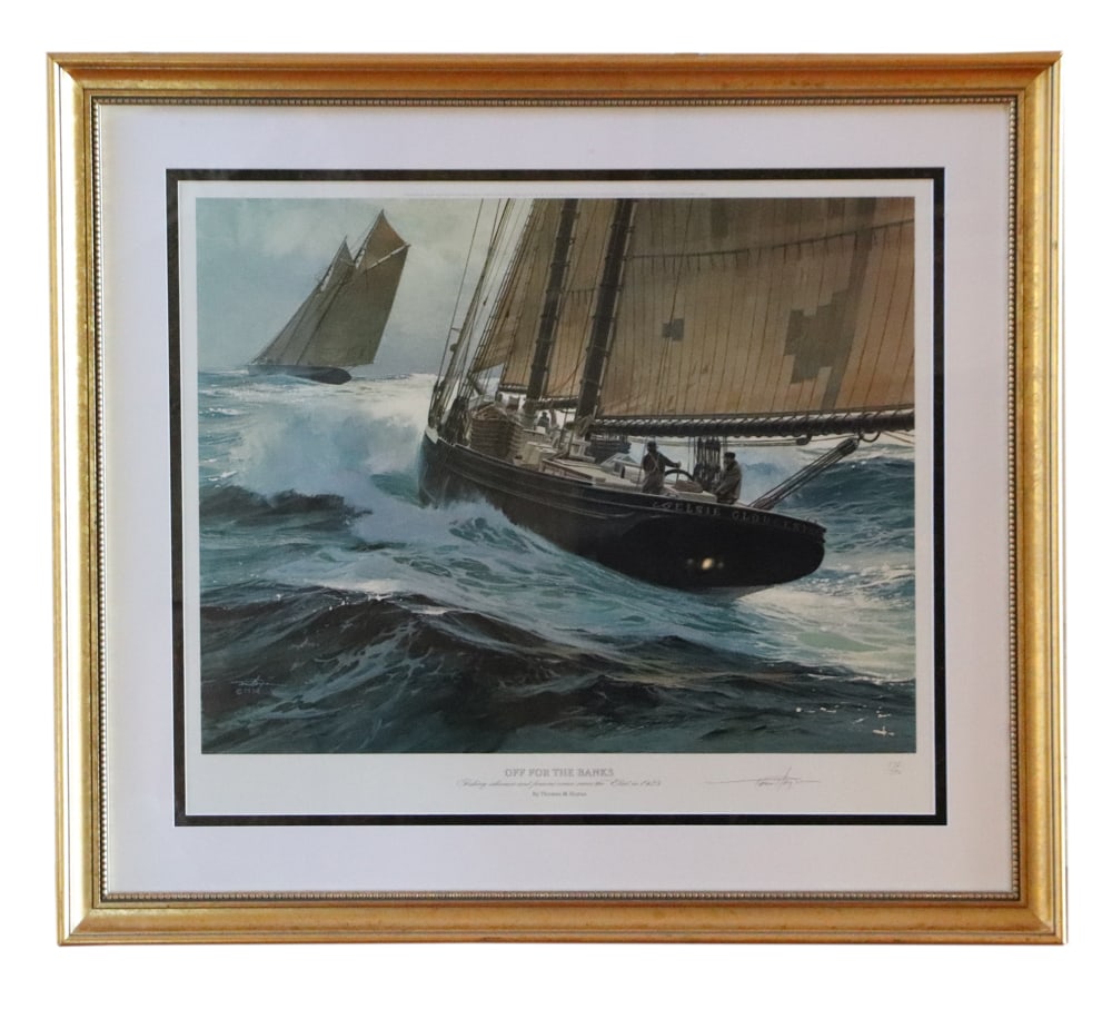 Thomas Hoyne, "Off For the Banks", Schooner "Elsie" (1 of 8)