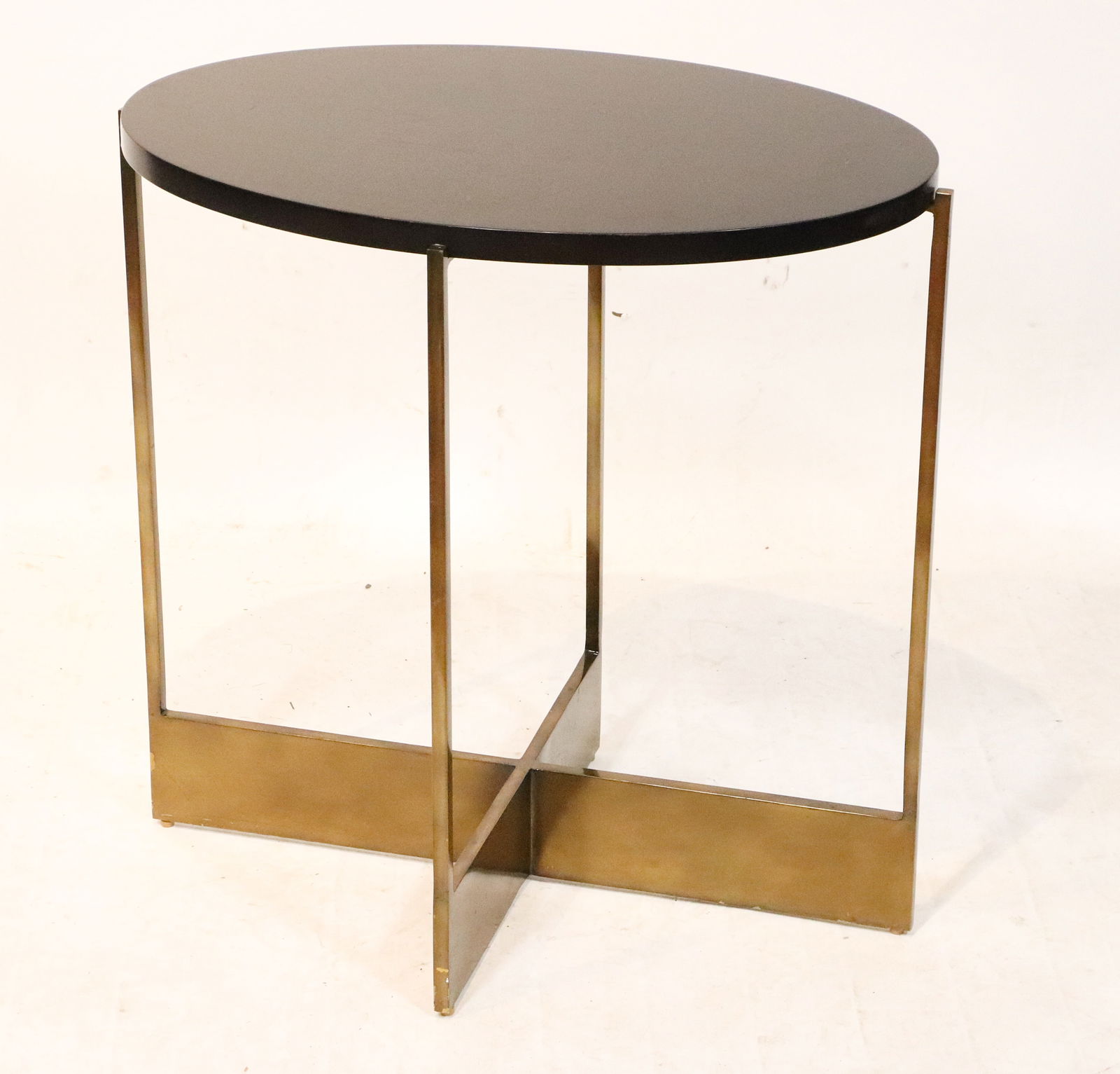 Baker Bronze Oval Table, Edward Farrell Running Ridge (1 of 1)