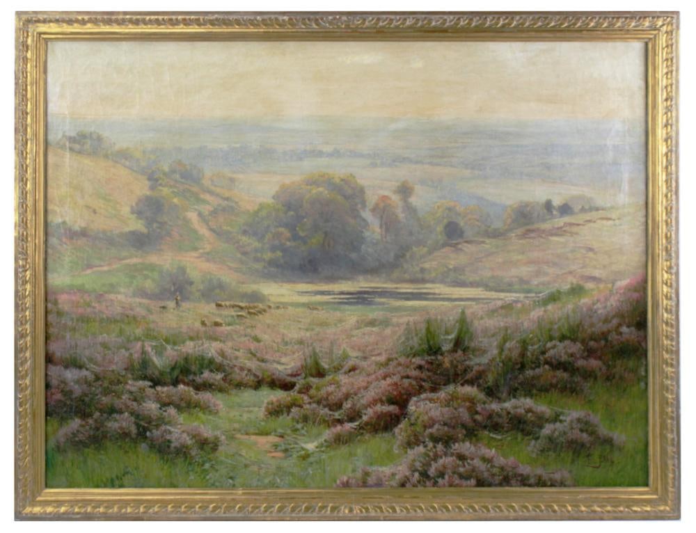 Edouard Pail, Landscape, Oil on Canvas (1 of 6)