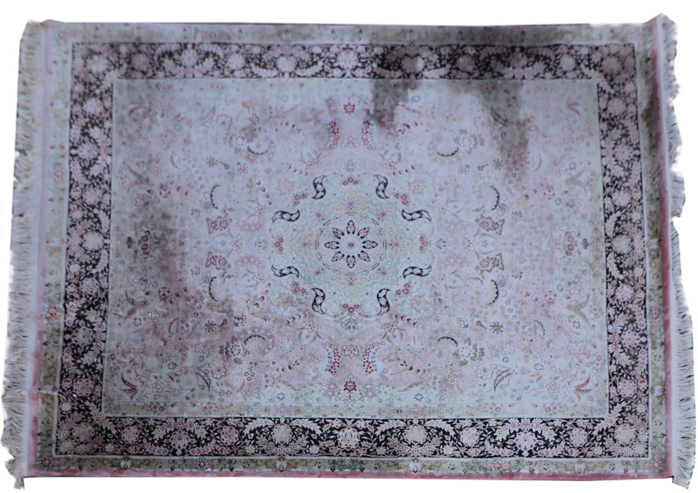 Vintage Chinese Silk Rug (1 of 5)