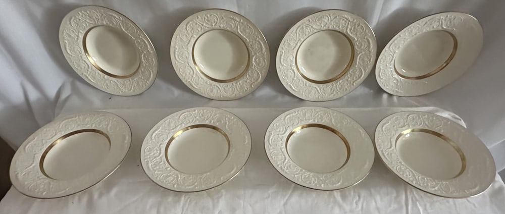 Group of Wedgwood Patrician Bowls: Group of Wedgwood Patrician bowls, 8 1/4" diameter, (8) total. Provenance: Estate of Howard D. Monroe, Jr., West Palm Beach, Florida.