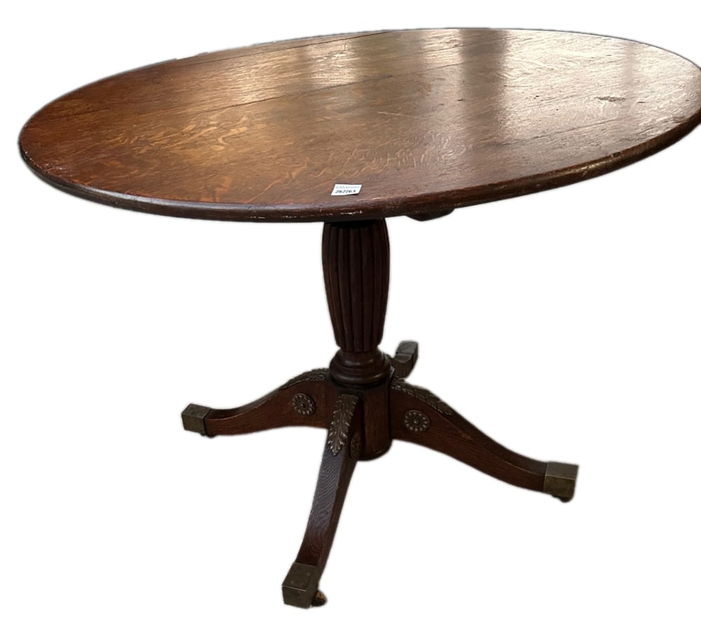 American Oak Circular Table (1 of 3)