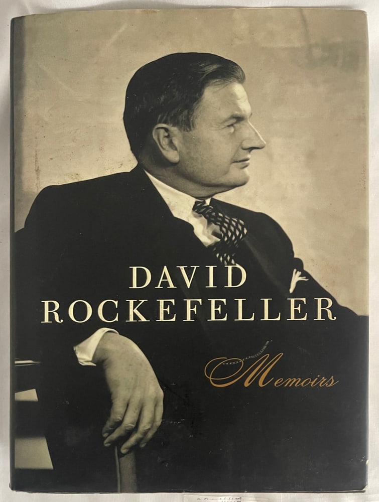 David Rockefeller Signed Memoir Book (1 of 5)