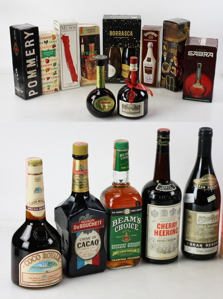 Assorted Bottles of Liquor: Assorted bottles of liquor, (20) total. Provenance: West Palm Beach, Florida collection.