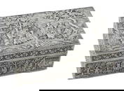 Chinese Export Ornate Silver Box