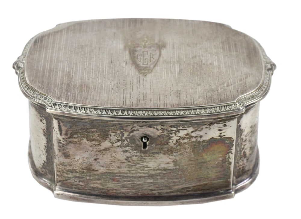 Vintage Sterling Box with Keys (1 of 9)