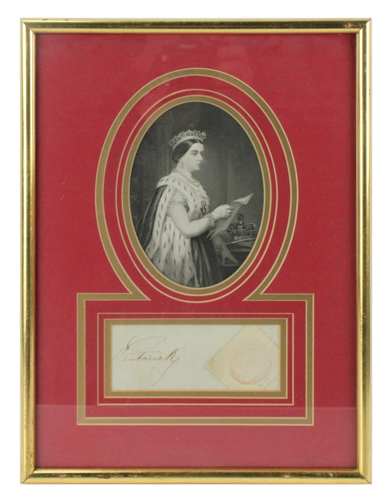 Queen Victoria Autograph Signature, Royal Seal (1 of 6)