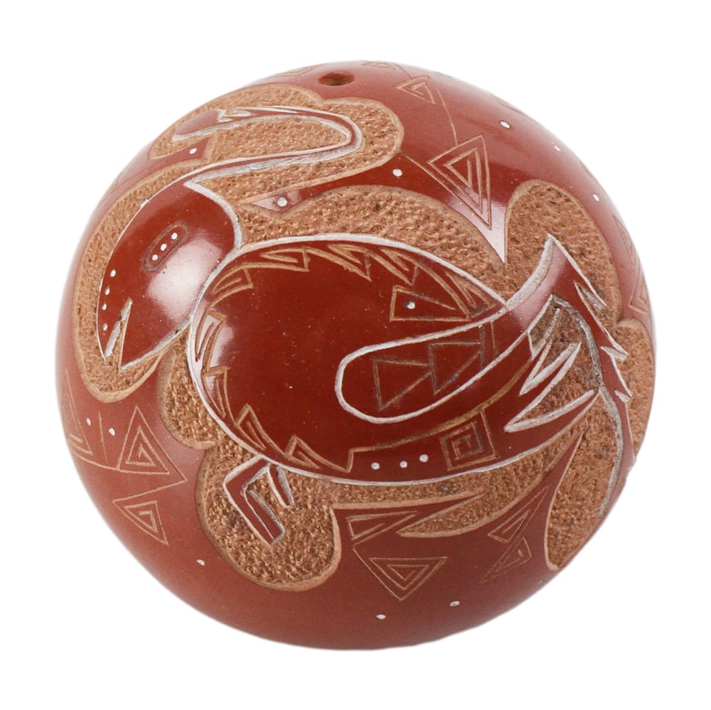 Art Cody Haungooah, Santa Clara Pueblo Pottery Vase: Art Cody Haungooah (1943-1985), Santa Clara Pueblo pottery vase, 2 1/2" x 2 1/2". Provenance: San Diego, California collection.
