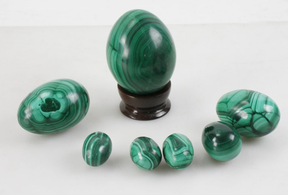 Assorted Malachite Eggs (1 of 11)