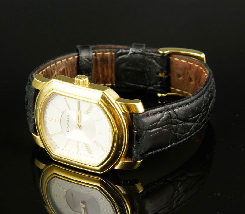 Tiffany & Co. 18K Gold Men's Watch - Feb 10, 2013 | Kaminski Auctions in MA