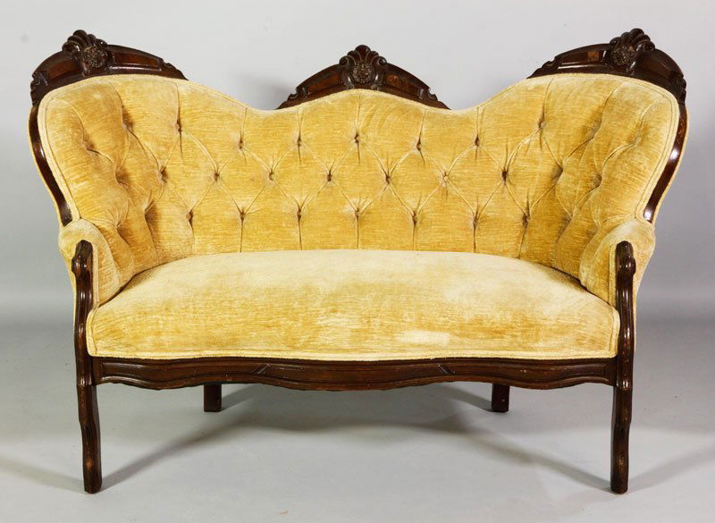 Grant Victorian Settee Feb 10, 2013 Kaminski Auctions in MA