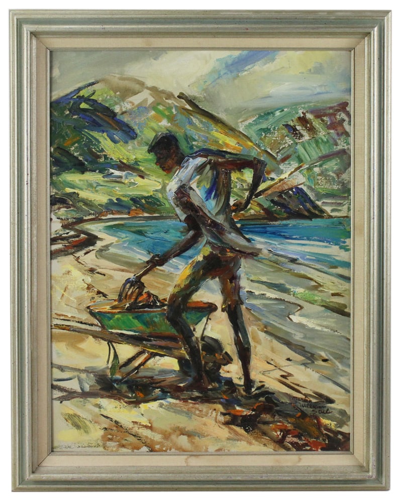 Marian Williams-Steele, Man with Wheelbarrow (1 of 8)