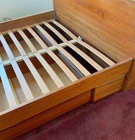 Danish Modern Queen-Size Bed (1 of 8)