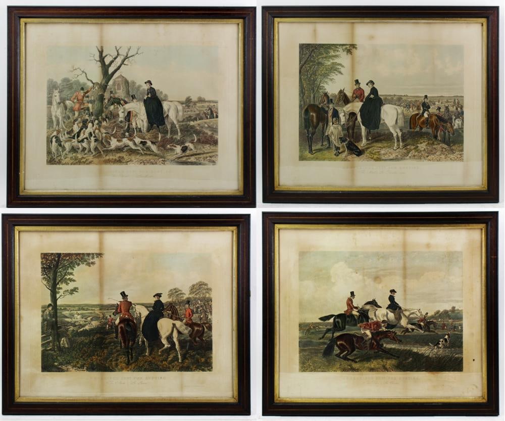 Set of J.F. Herring, Sr. Fox Hunting Prints (1 of 20)