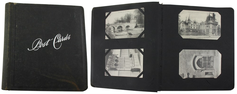 Armour Family Photo/Postcard Album: Armour Family photo/postcard album, (73) cards total. Provenance: Mitchell-Armour Estate.