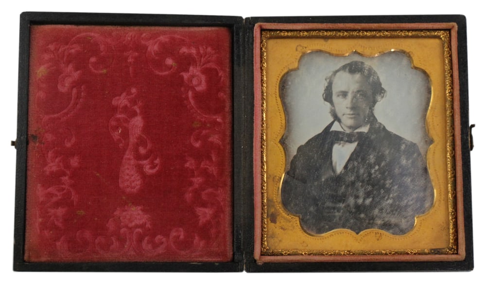 Rev. John Wesley Locke, Brother of George Robert Locke: Reverend John Wesley Locke, brother of George Roberts Locke. Provenance: Mitchell-Armour Estate.