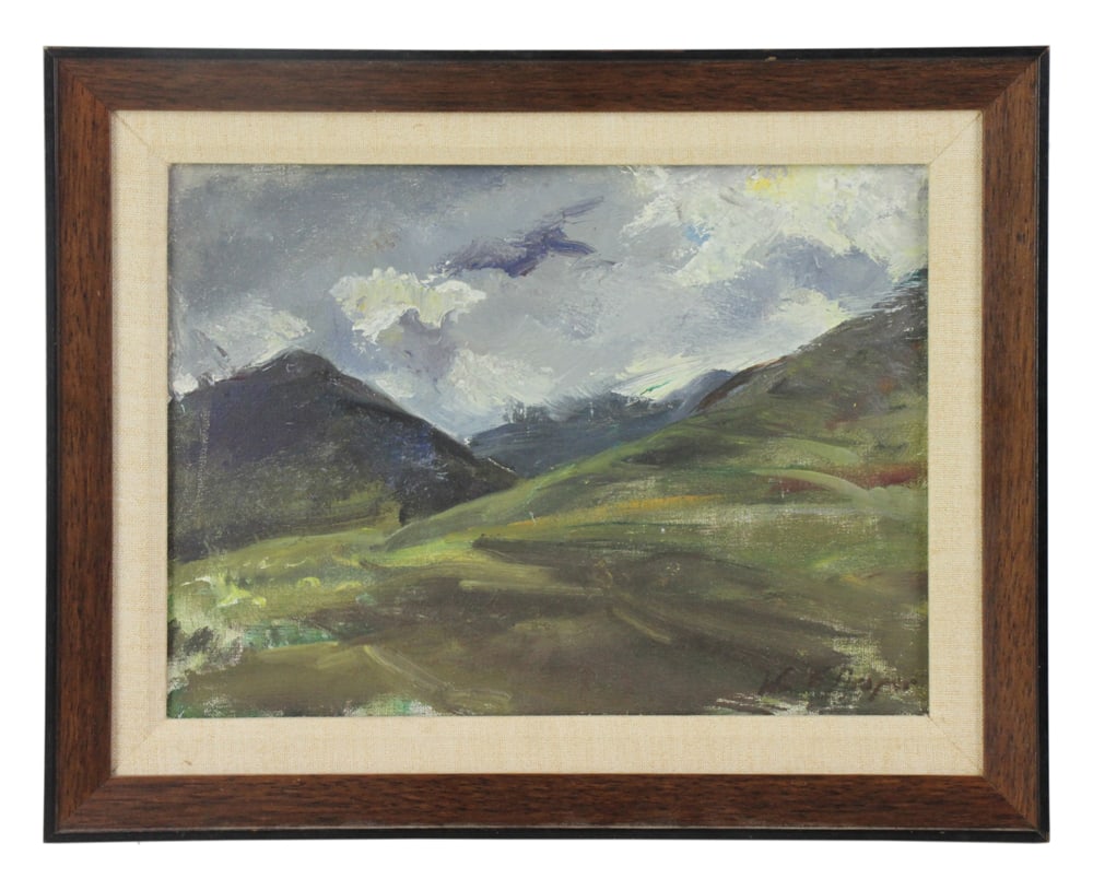 William Franklin Draper, Mt. Leavenworth with Clouds (1 of 8)