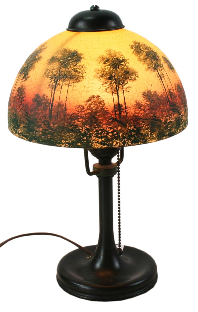 Early 20thC Bronze Boudoir Lamp (1 of 13)