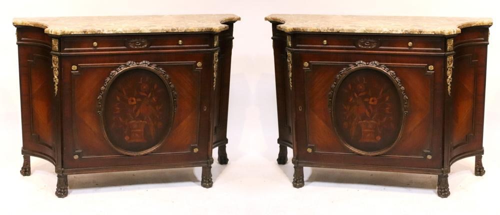 Pair of Early 20thC French Regency Consoles (1 of 15)